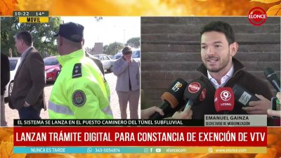 Entre R&iacute;os digitaliz&oacute; el tr&aacute;mite de exenci&oacute;n de la VTV y ya se puede hacer online